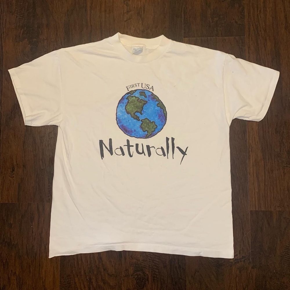 First Usa Naturally White Shirt